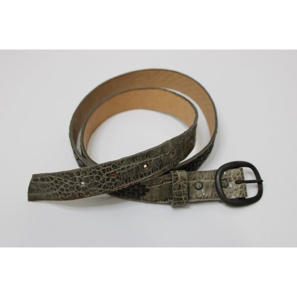 Calleen Cordero Belt Size 32 Gary Leather Mental Studded Handmade USA - Picture 10 of 11